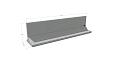 Keerwand 100 x 400 x 80cm
