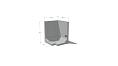 Keerwand Hoek 125 x 100/100 x 78cm