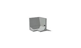 Keerwand Hoek 100 x 100/100 x 60cm