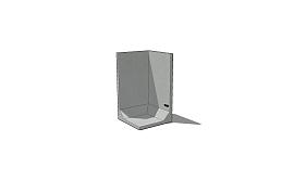 Keerwand Hoek 175 x 100/100 x 103cm