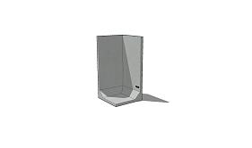 Keerwand Hoek 200 x 100/100 x 103cm