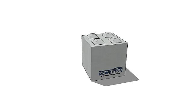 Betonblok 80 x 80 x 80cm