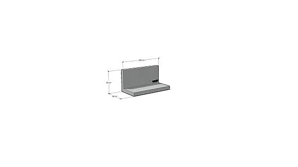 Keerwand 50 x 100 x 50cm