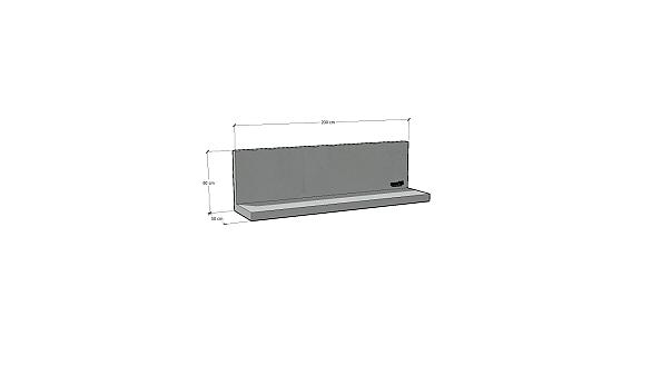 Keerwand 60 x 200 x 50cm