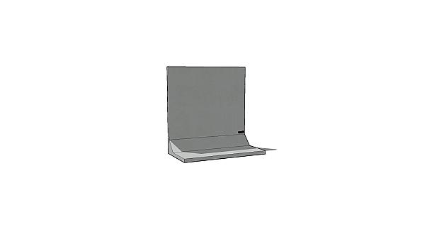 Keerwand 200 x 200 x 103cm