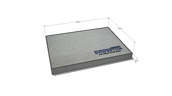 Betonplaat 200 x 150 x 16cm